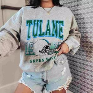 Tulane Green Wave 1975 Green Wave Football Shirt, Tulane Football Tee